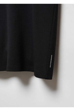 تی شرت سیاه مردانه مانگو 67054454