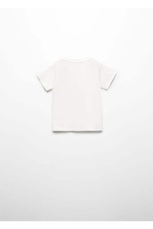 تی شرت سفید دخترانه مانگو 67003709
