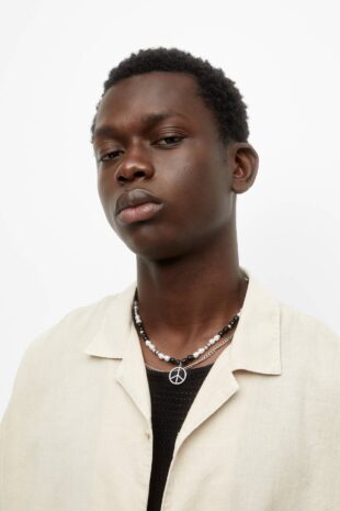 پیراهن بژ آستین کوتاه مردانه پول اند بیر | 3473545