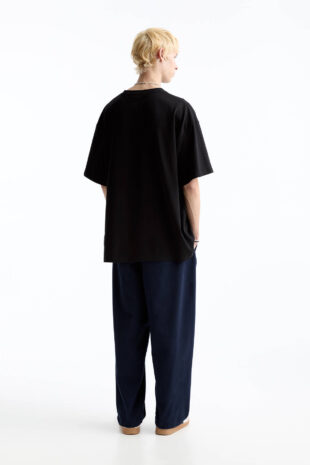 تی شرت سیاه آستین کوتاه مردانه پول اند بیر | 3243501