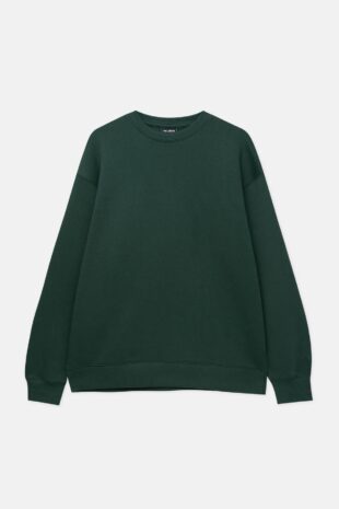 سویشرت سبز آستین بلند مردانه پول اند بیر | 7592514