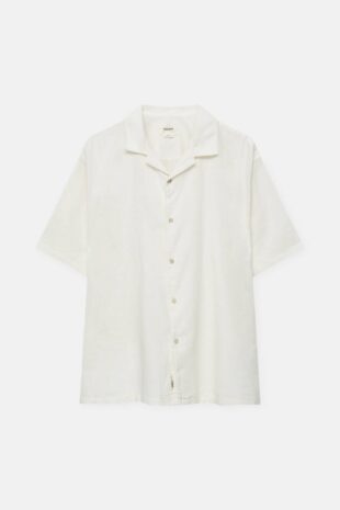 پیراهن سفید آستین کوتاه مردانه پول اند بیر | 3473545