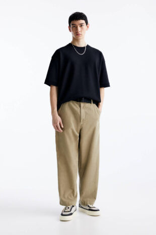 تی شرت سیاه آستین کوتاه مردانه پول اند بیر | 3590501