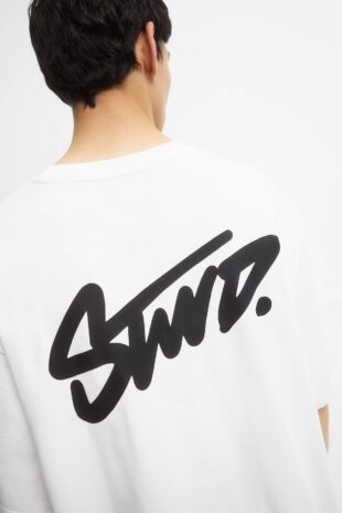 تی شرت سفید آستین کوتاه مردانه پول اند بیر | 7241545