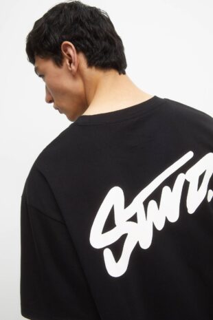 تی شرت سیاه آستین کوتاه مردانه پول اند بیر | 7241545