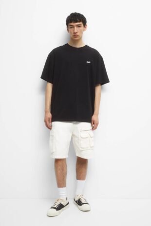 تی شرت سیاه آستین کوتاه مردانه پول اند بیر | 7241545