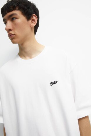 تی شرت سفید آستین کوتاه مردانه پول اند بیر | 7241545