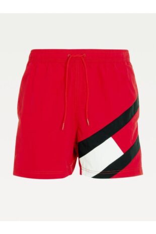 شورت شنا قرمز مردانه تامی هیلفیگر | TYC00428359744