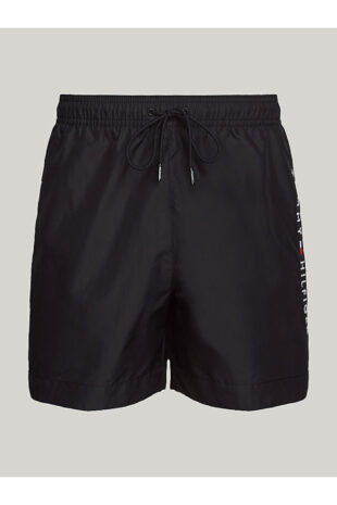 شورت شنا سیاه فاق نرمال مردانه تامی هیلفیگر | UM0UM03258BDS