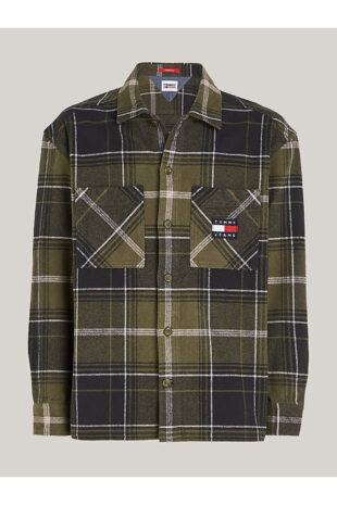 پیراهن سبز مردانه تامی هیلفیگر | DM0DM17254MR1