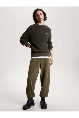 بافت سبز مردانه تامی هیلفیگر | DM0DM17776MR1