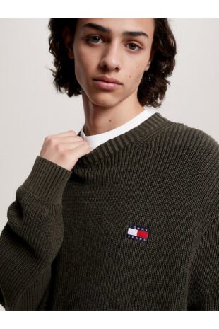 بافت سبز مردانه تامی هیلفیگر | DM0DM17776MR1