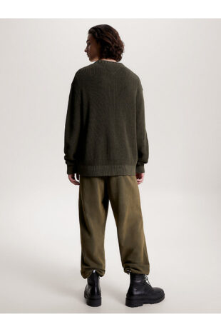 بافت سبز مردانه تامی هیلفیگر | DM0DM17776MR1