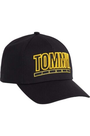 کلاه لبه دار سیاه مردانه تامی هیلفیگر | AM0AM105830GJ