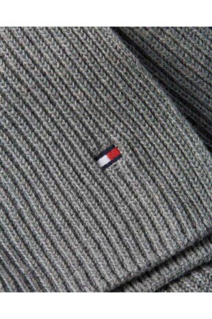 دستکش خاکستری مردانه تامی هیلفیگر | AM0AM114800IM