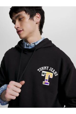 سویشرت سیاه مردانه تامی هیلفیگر | DM0DM16809BDS