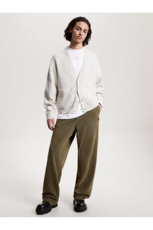 شلوار ورزشی سبز فاق نرمال مردانه تامی هیلفیگر | DM0DM17779MR1