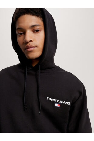 سویشرت سیاه مردانه تامی هیلفیگر | DM0DM17781BDS