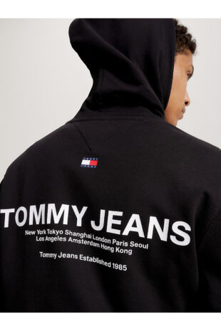 سویشرت سیاه مردانه تامی هیلفیگر | DM0DM17781BDS