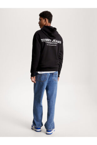 سویشرت سیاه مردانه تامی هیلفیگر | DM0DM17781BDS