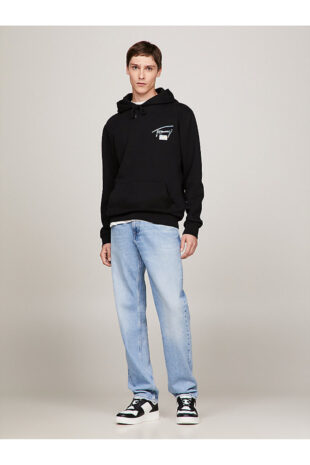 سویشرت سیاه مردانه تامی هیلفیگر | DM0DM18457BDS