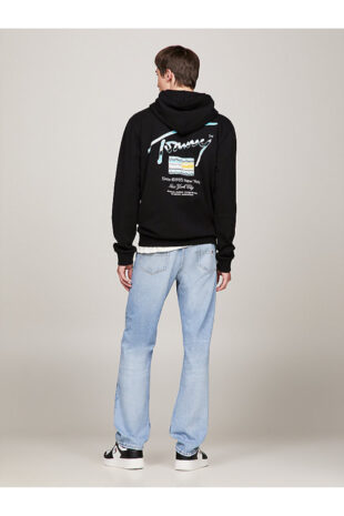 سویشرت سیاه مردانه تامی هیلفیگر | DM0DM18457BDS