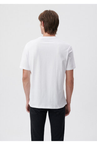 تی شرت صورتی فاق نرمال آستین استاندارد مردانه ماوی | 611881