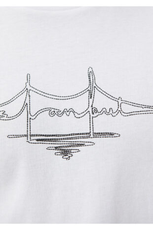 تی شرت صورتی فاق نرمال آستین استاندارد مردانه ماوی | 611881