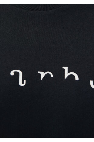 تی شرت سیاه فاق نرمال آستین استاندارد مردانه ماوی | 610352