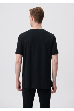 تی شرت خاکستری فاق نرمال آستین استاندارد مردانه ماوی | 611789