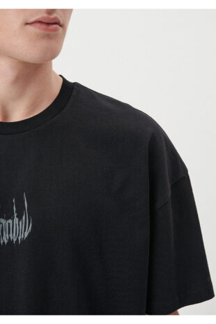 تی شرت خاکستری فاق نرمال آستین استاندارد مردانه ماوی | 611865