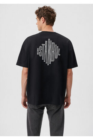 تی شرت خاکستری فاق نرمال آستین استاندارد مردانه ماوی | 611882