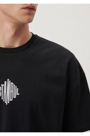 تی شرت خاکستری فاق نرمال آستین استاندارد مردانه ماوی | 611882