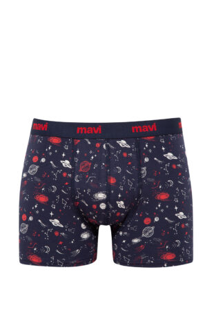 باکسر سیاه فاق نرمال مردانه ماوی | 910616