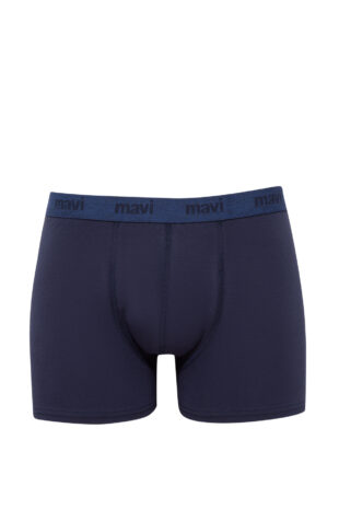 باکسر سیاه فاق نرمال مردانه ماوی | 910618