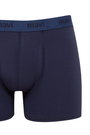 باکسر سیاه فاق نرمال مردانه ماوی | 910618