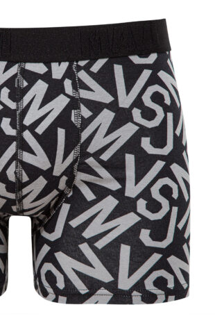 باکسر سیاه فاق نرمال مردانه ماوی | 910441