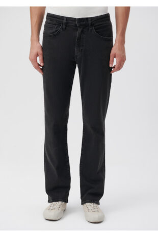 جین خاکستری فاق نرمال مردانه ماوی | 177