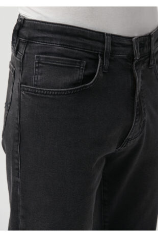 جین خاکستری فاق نرمال مردانه ماوی | 177