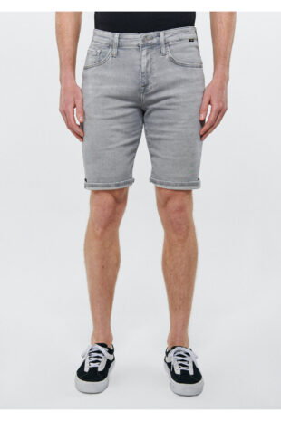 شلوارک خاکستری فاق نرمال مردانه ماوی | 4184