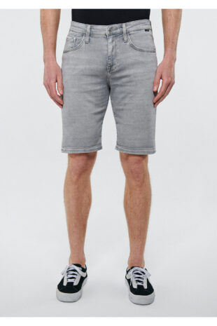 شلوارک خاکستری فاق نرمال مردانه ماوی | 4184