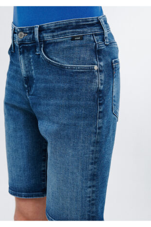 شلوارک آبی فاق نرمال مردانه ماوی | 4184