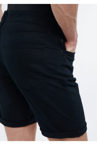 شلوارک سیاه فاق نرمال مردانه ماوی | 418423313