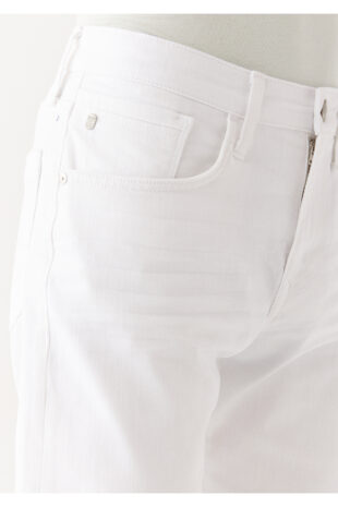 شلوارک سفید فاق نرمال مردانه ماوی | 418423856