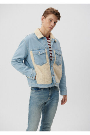 کت آبی آستین استاندارد مردانه ماوی | 110342