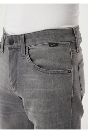 جین خاکستری فاق نرمال مردانه ماوی | 202