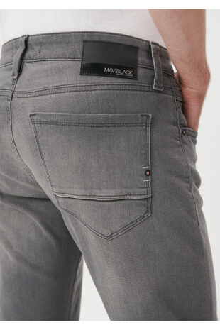 جین خاکستری فاق نرمال مردانه ماوی | 202