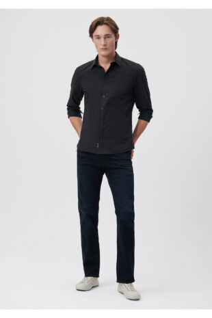 جین آبی فاق نرمال مردانه ماوی | 202