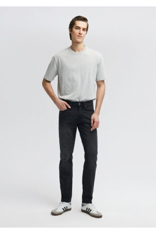 جین سیاه فاق نرمال مردانه ماوی | 20218775