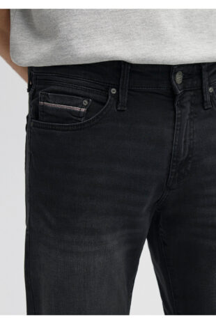 جین سیاه فاق نرمال مردانه ماوی | 20218775